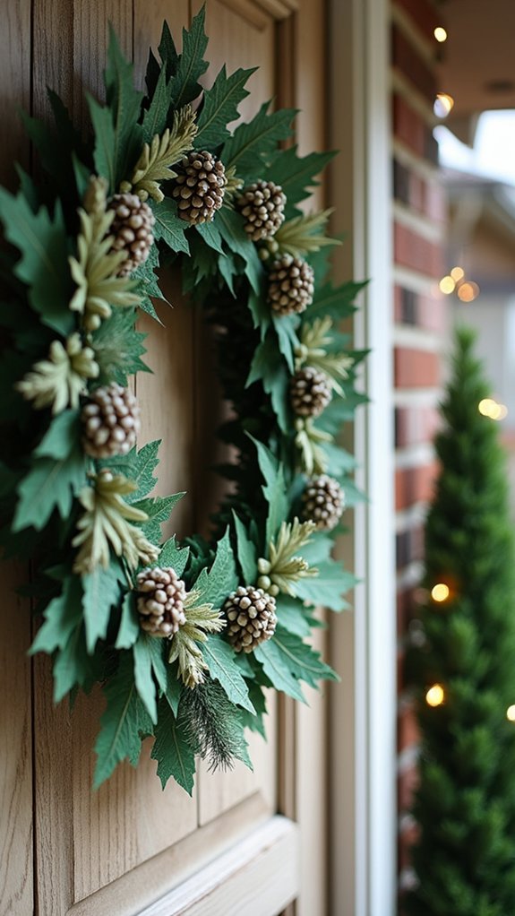 nature inspired rustic wreath