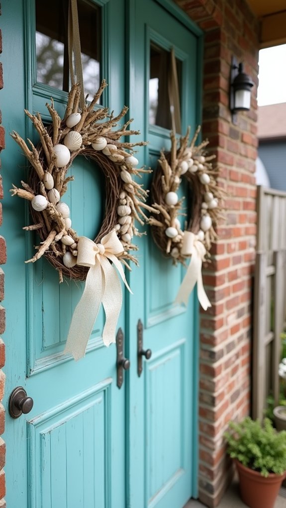 nautical coastal wreath decorations