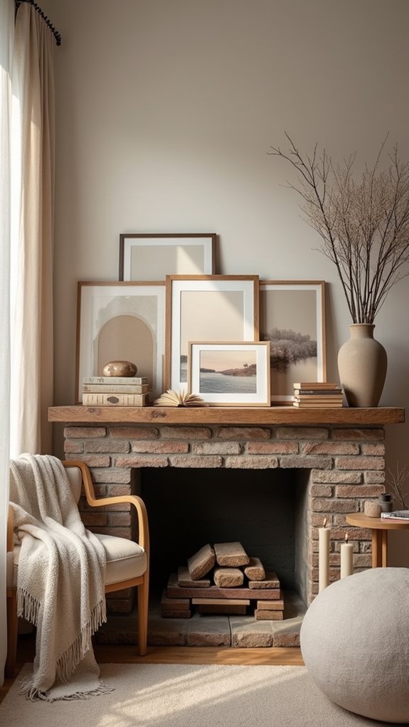 neutral artwork winter gallery