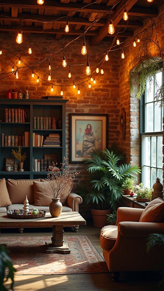 nostalgic cozy bulb lighting