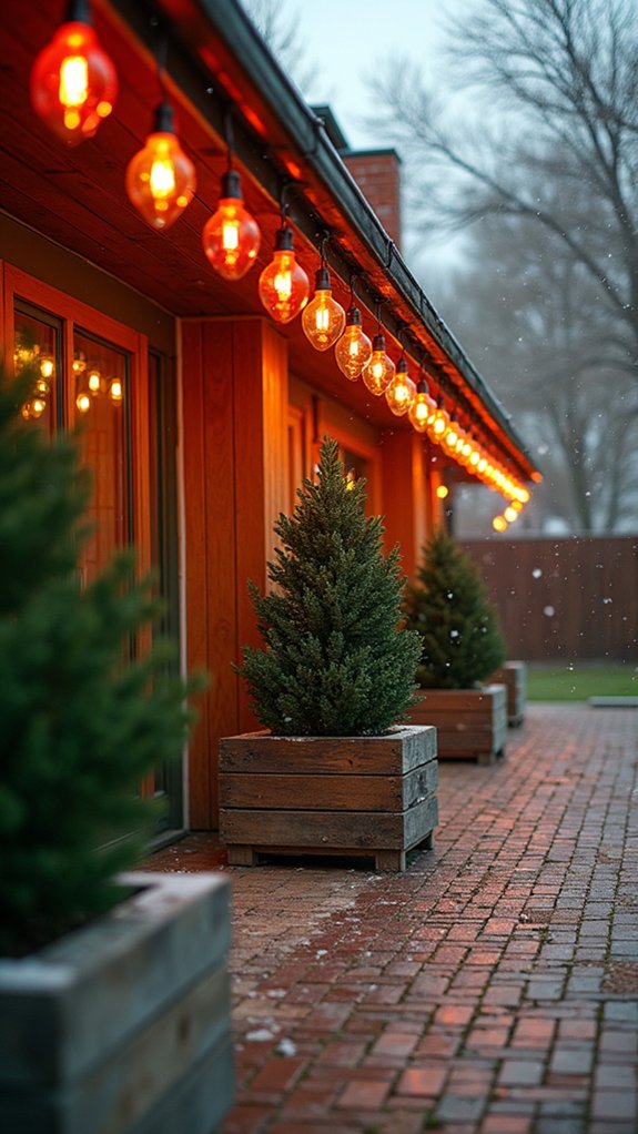 nostalgic geometric light displays