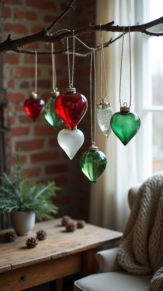 nostalgic vintage glass ornaments