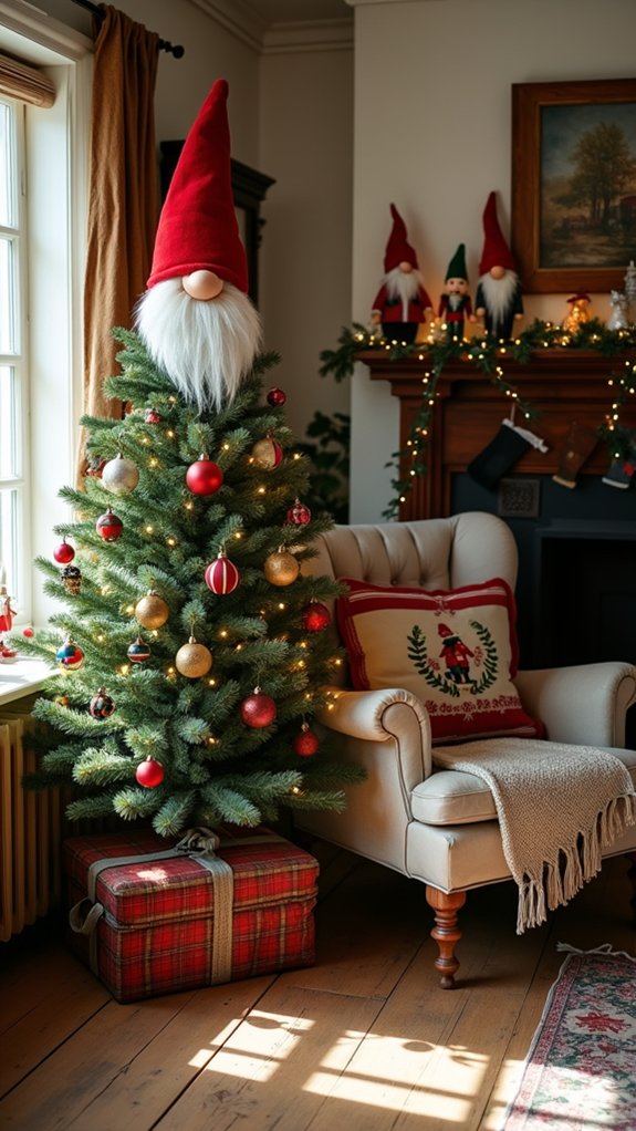 nostalgic vintage gnome decorations