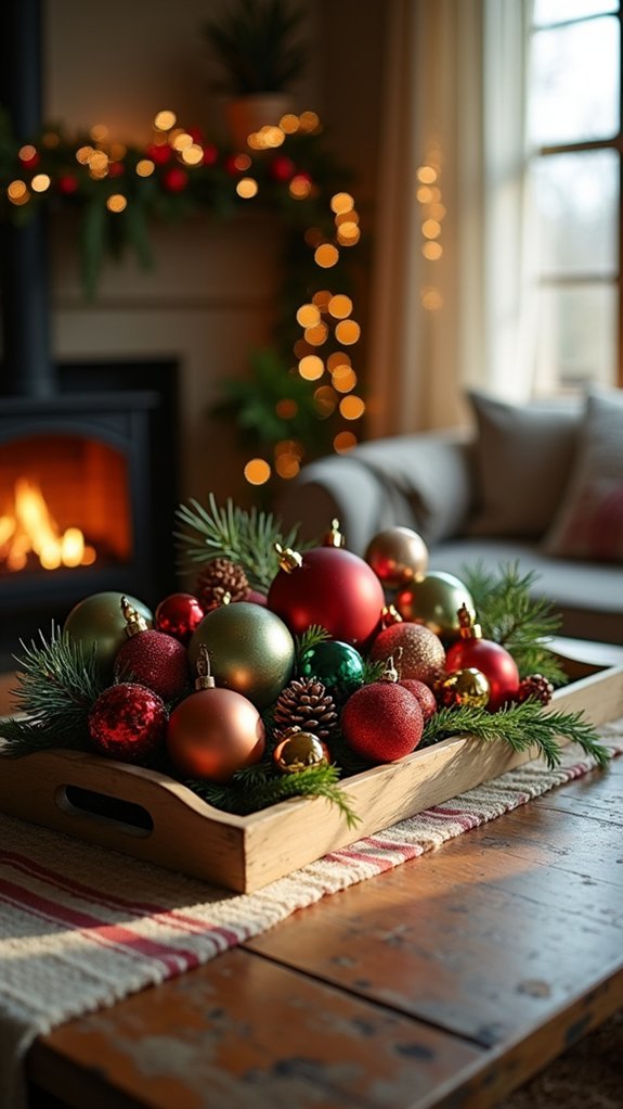 nostalgic vintage ornament display