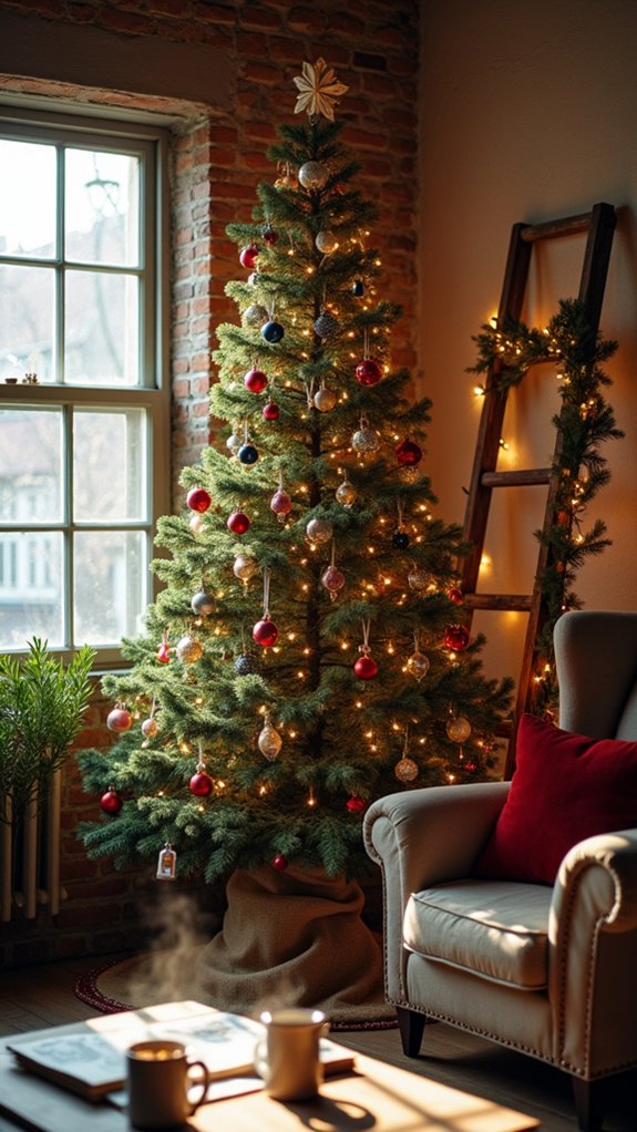 nostalgic vintage ornament display