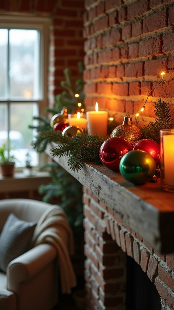 nostalgic vintage ornament display