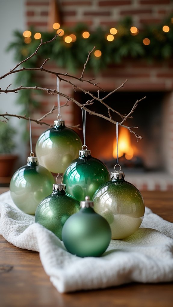 ombre glass ornament elegance