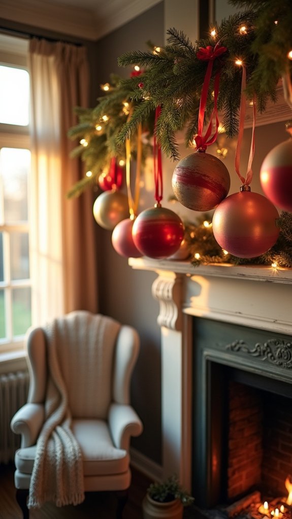 ombre ribbon ornament crafting