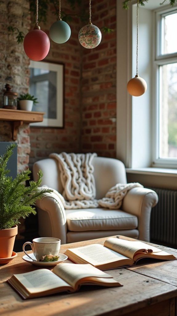 paper mache holiday ornaments