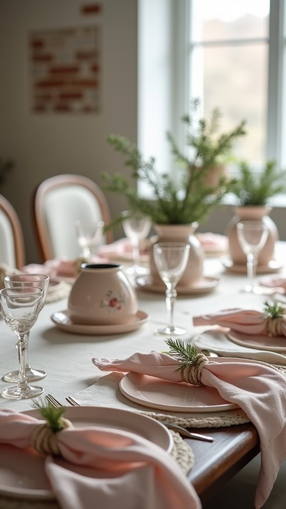 pastel napkin holders charm