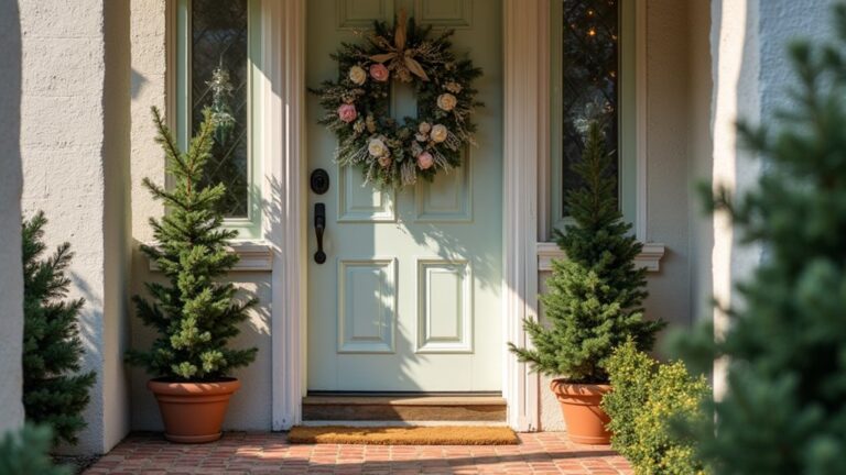 pastel themed christmas wreath designs