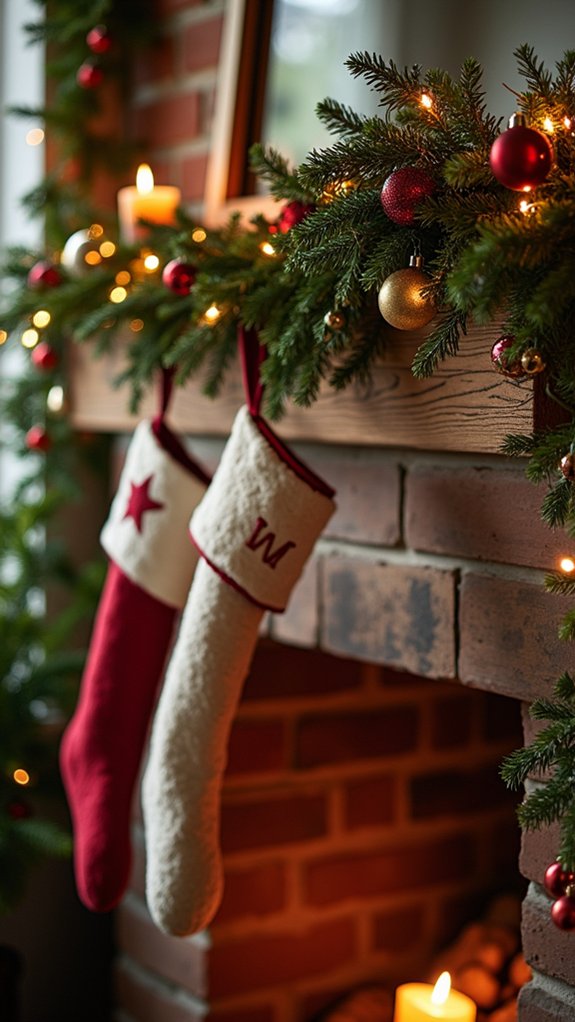 personalized festive garland decor