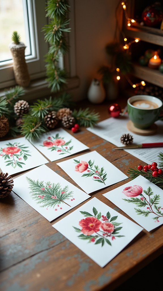 personalized festive greeting cards