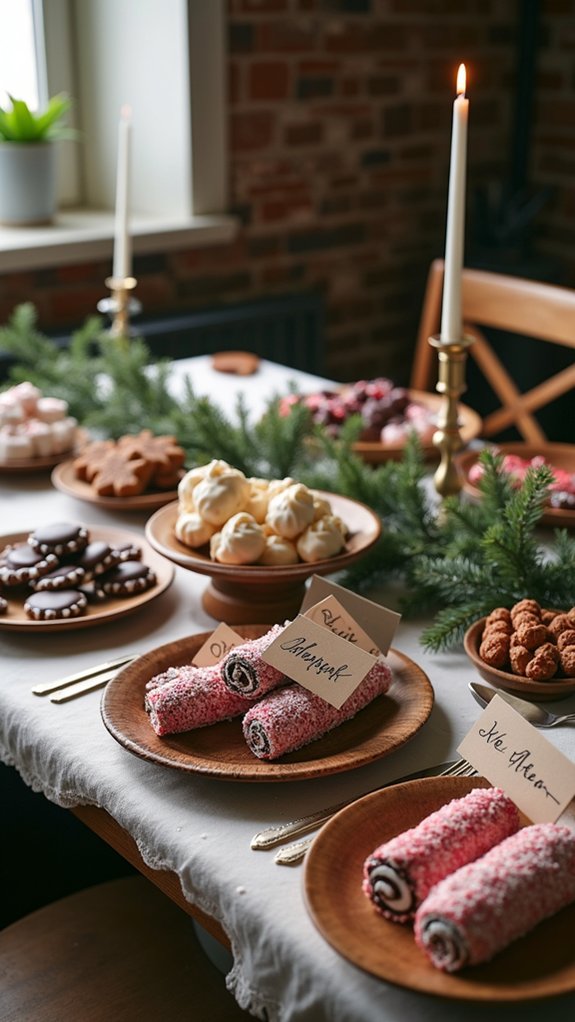 personalized festive place cards