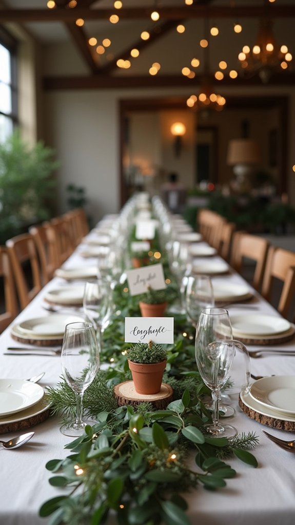 personalized festive place cards