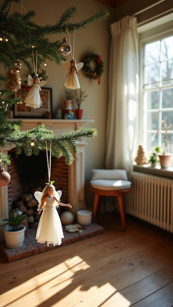 personalized holiday angel ornaments