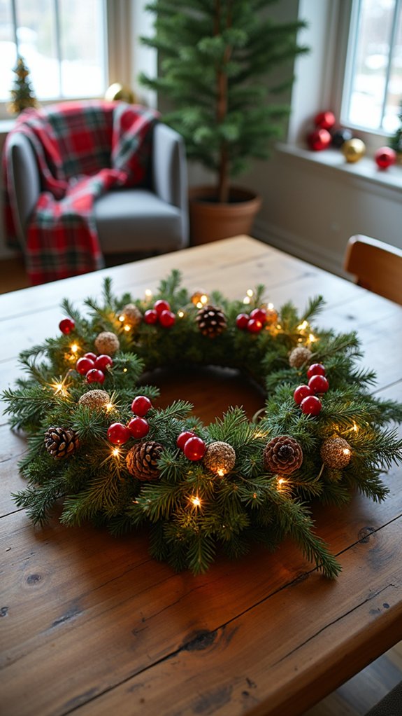 personalized holiday centerpiece decor