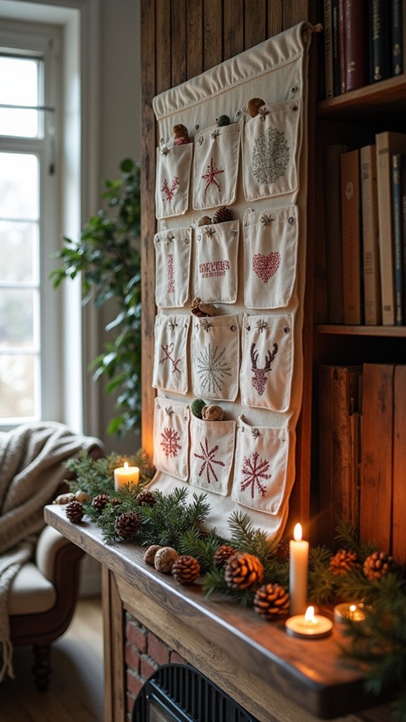 personalized holiday countdown decor