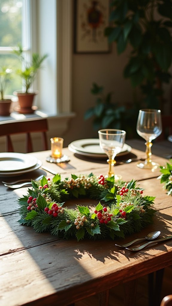 personalized holiday decor centerpiece