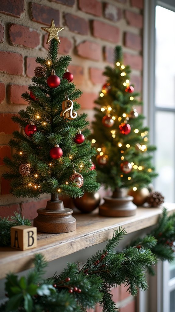 personalized holiday decorative trees