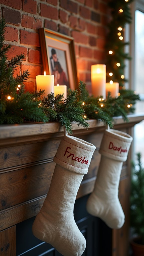 personalized holiday family decor