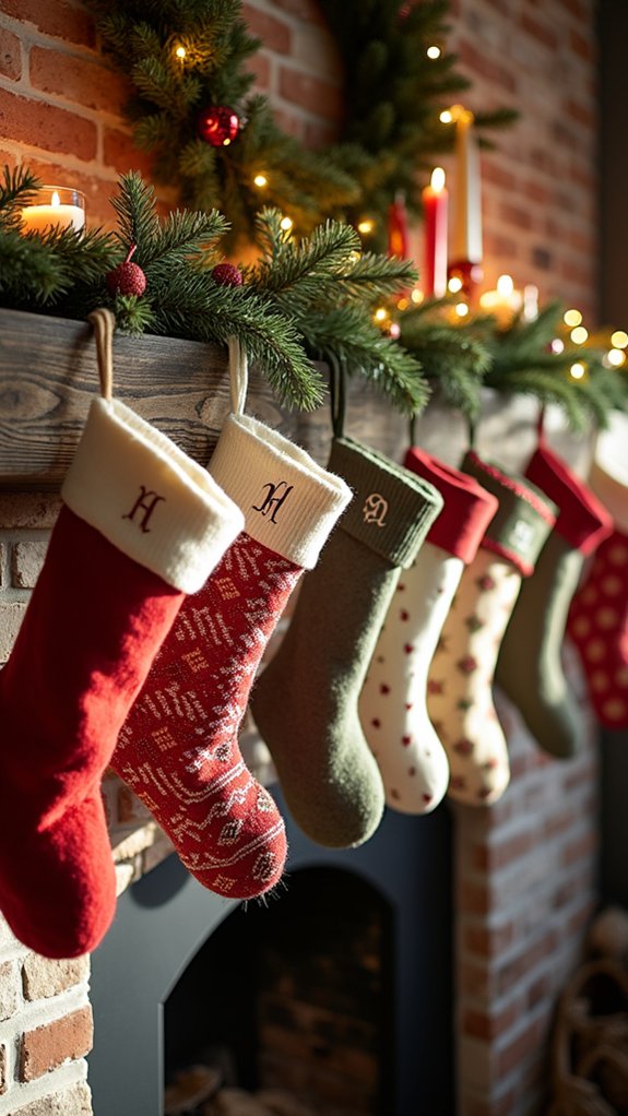 personalized holiday mantle d cor