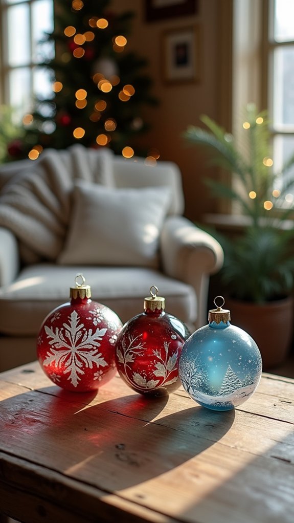 personalized holiday ornaments collection