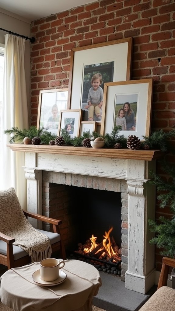 personalized holiday photo display