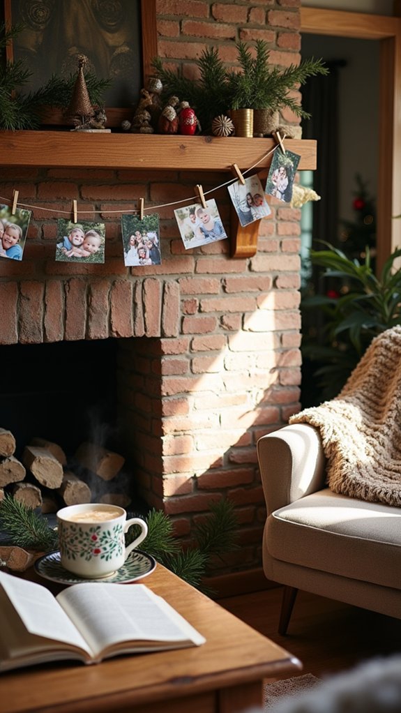 personalized holiday photo display