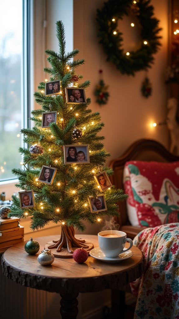 personalized holiday photo display