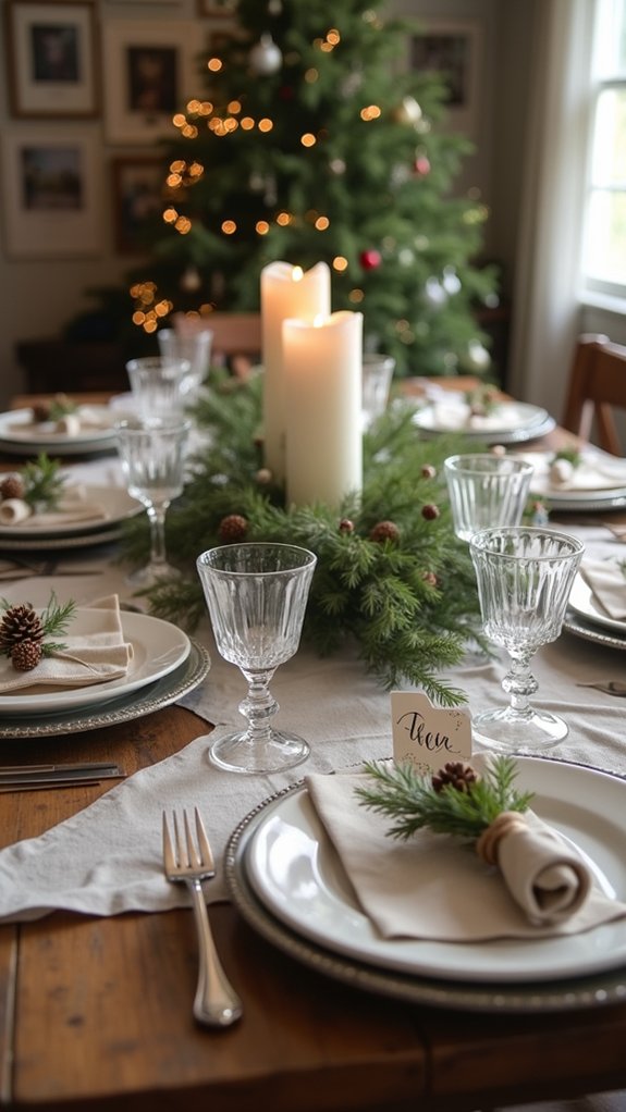 personalized holiday place cards