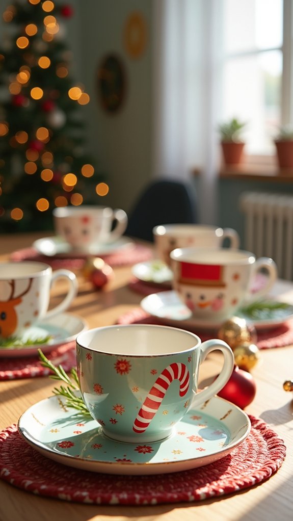 personalized holiday themed cups