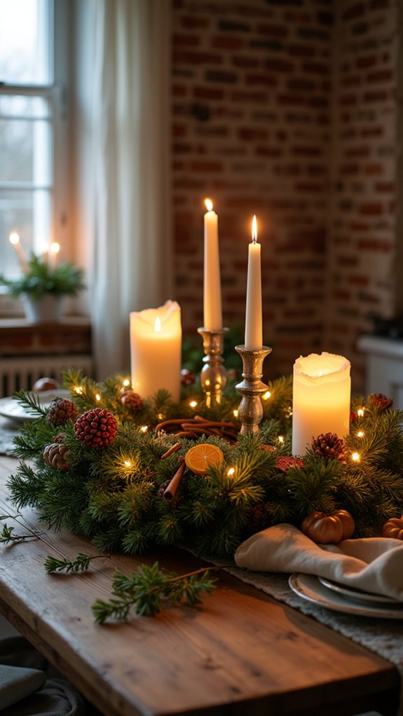 personalized holiday wreath creation