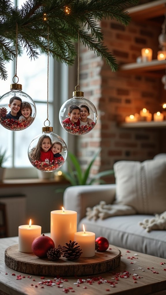 personalized photo ornaments create memories
