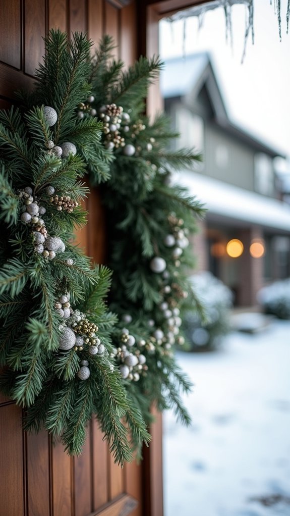 pine and cedar wreaths