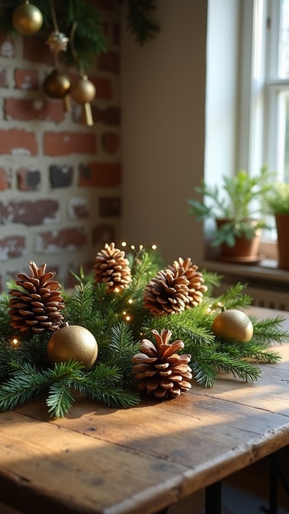 pinecone festive decoration ideas