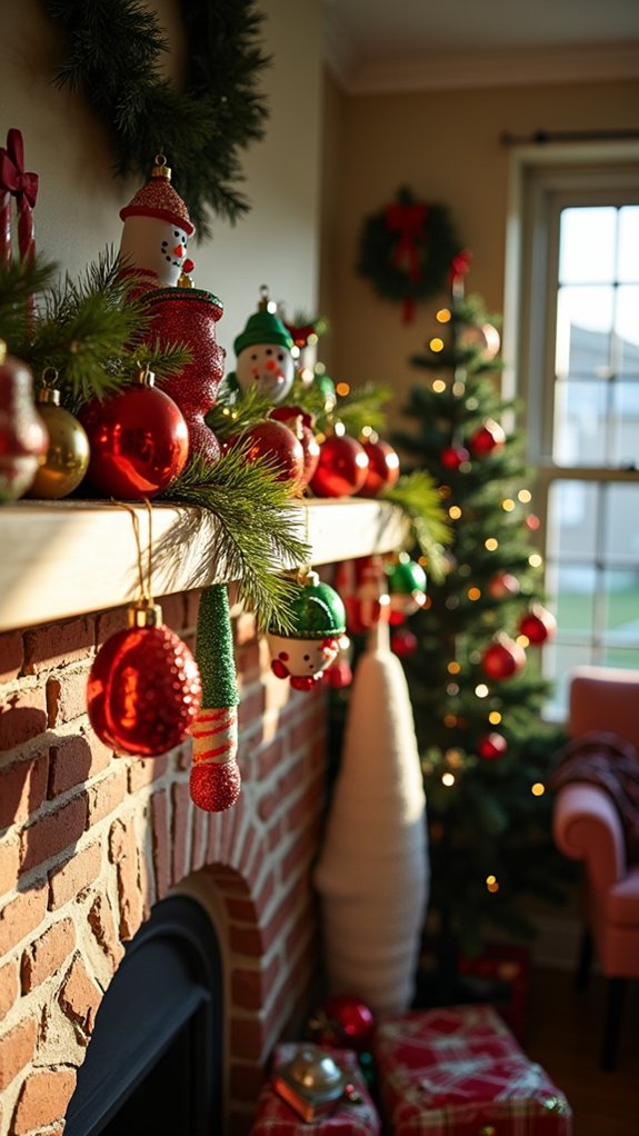 playful holiday ornament displays