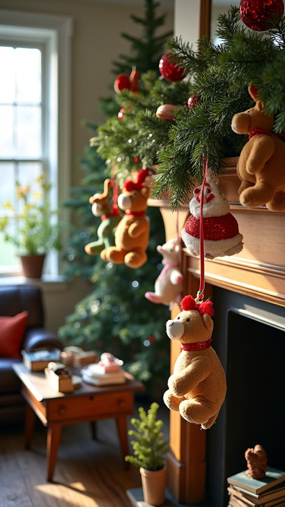 playful nostalgic toy garland