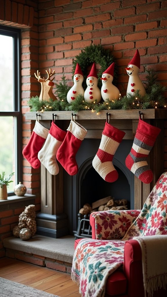 playful whimsical stocking holders