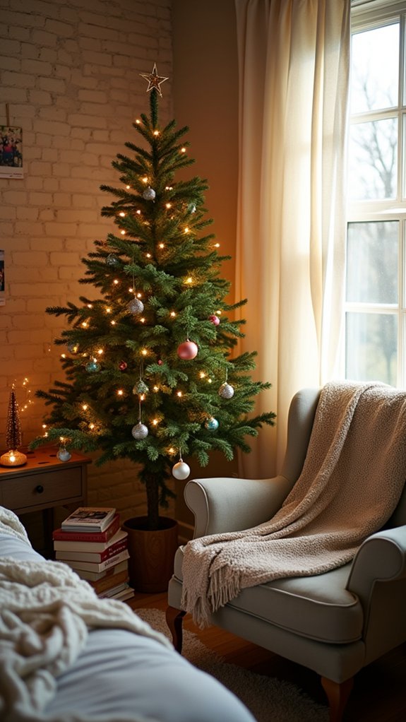 potted evergreen holiday decoration