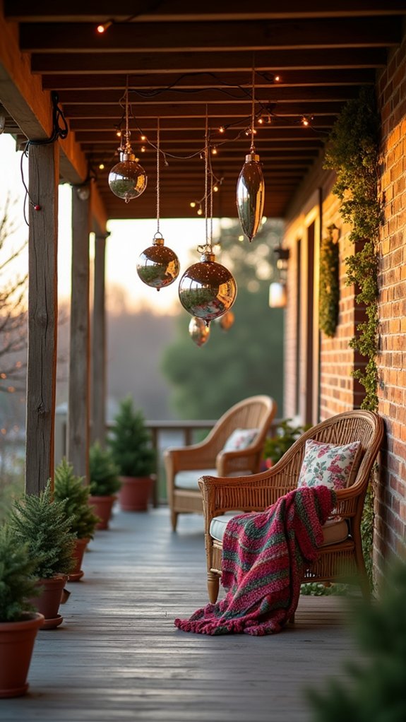 radiant tree ornament reflections