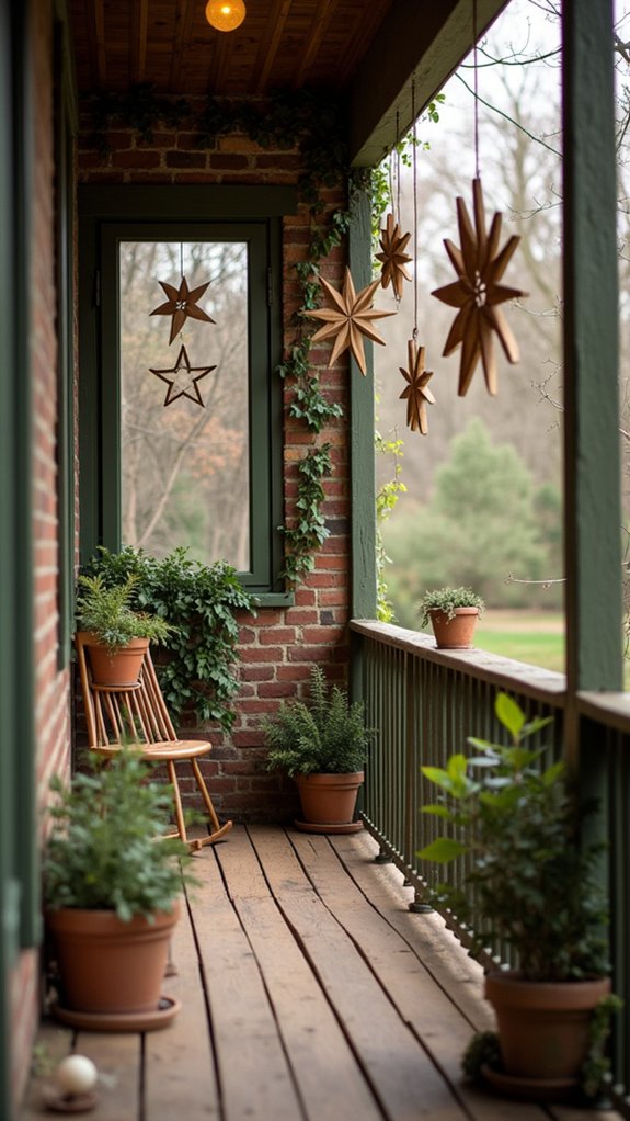 recycled cardboard holiday decor