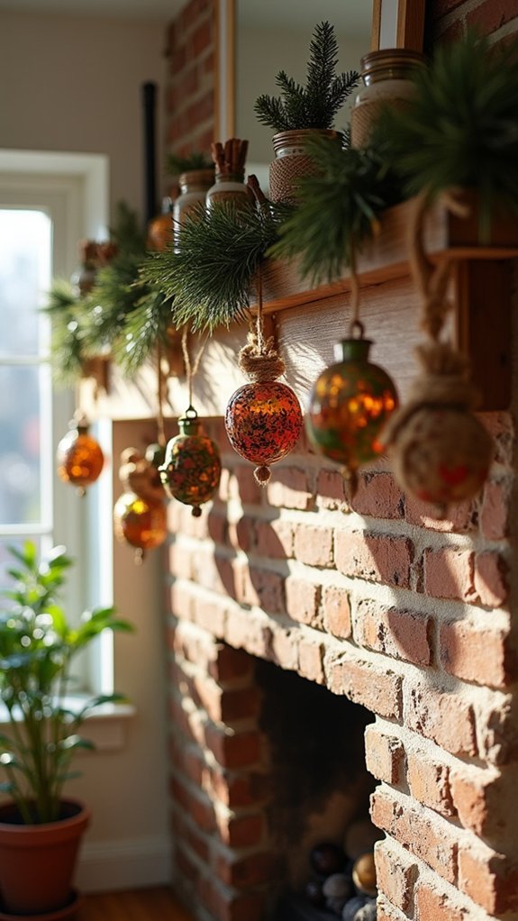 recycled materials holiday decorations