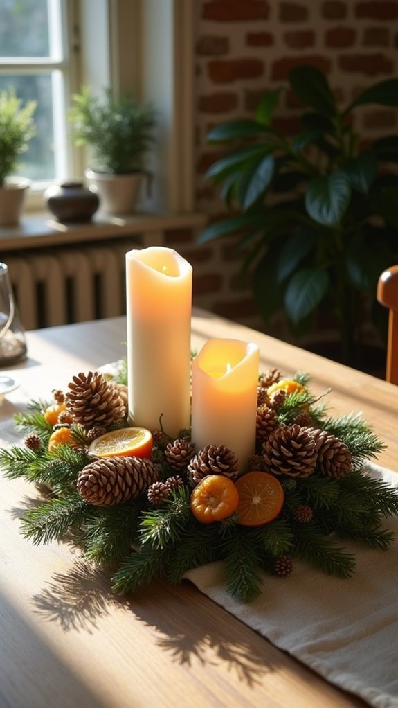 recycled materials holiday wreath