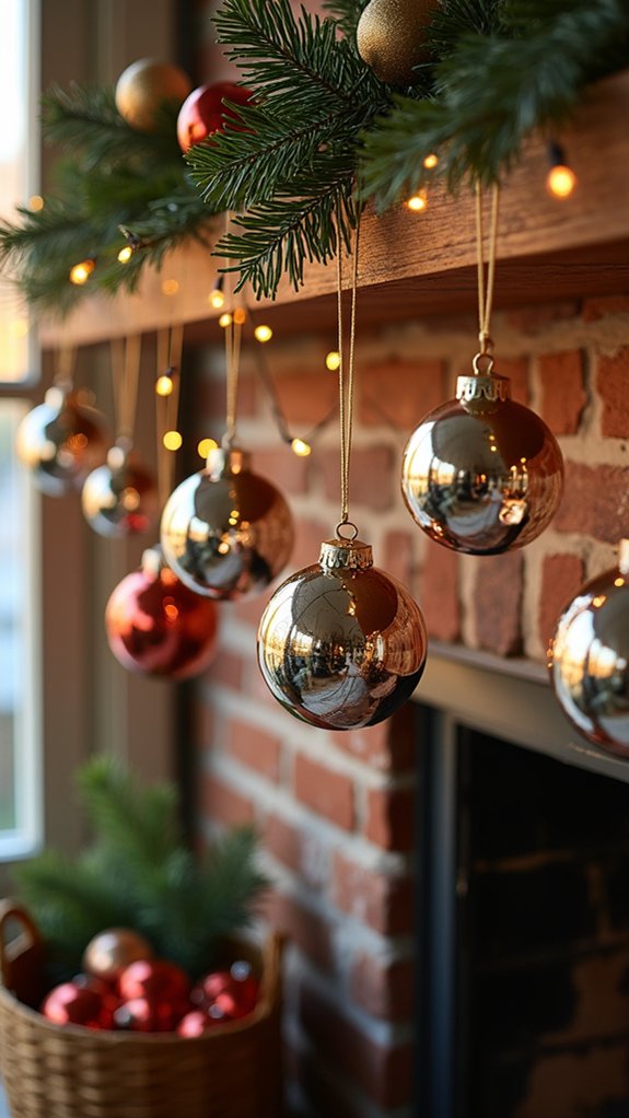 reflective holiday ornament elegance