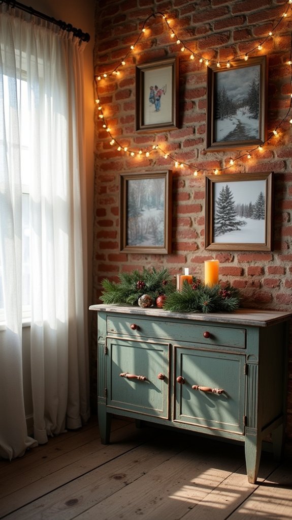 repurposed festive picture frames