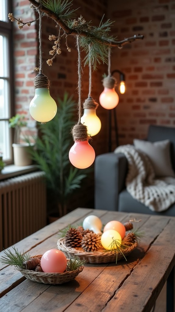 repurposed light bulbs decor