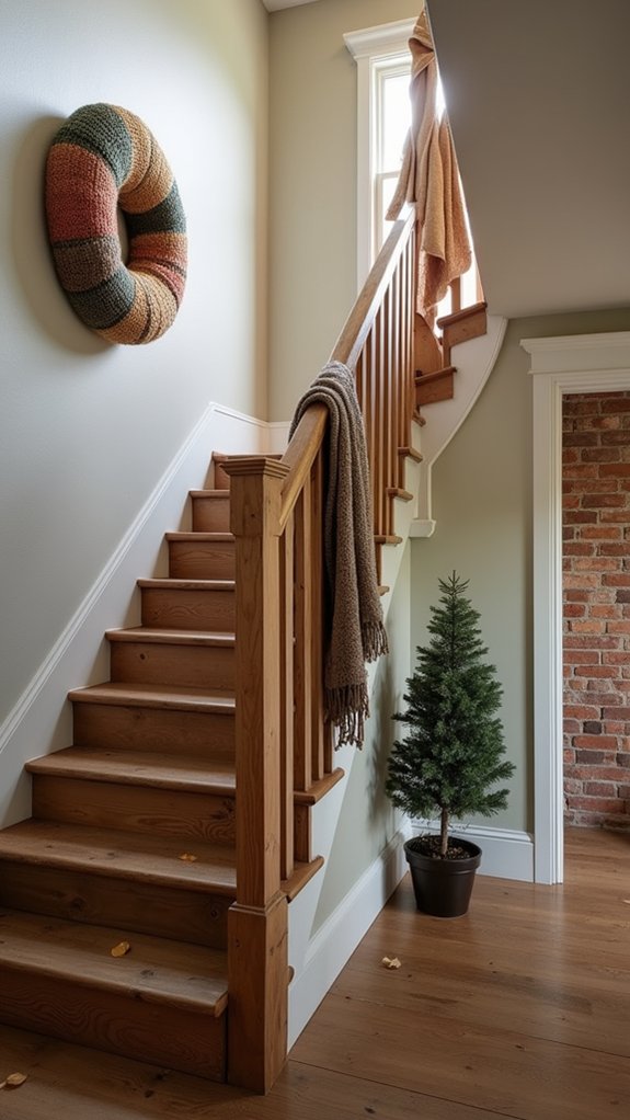 repurposed sweater holiday wreath