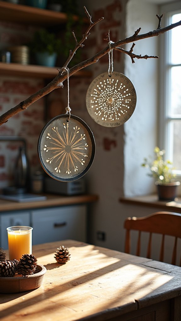 repurposed tin can ornaments