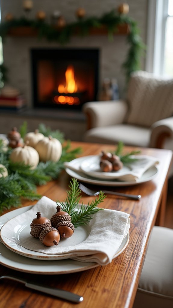 rustic acorns for gatherings